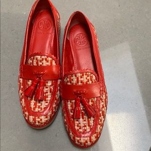Tory Burch Patten Leather Loafers. Like new